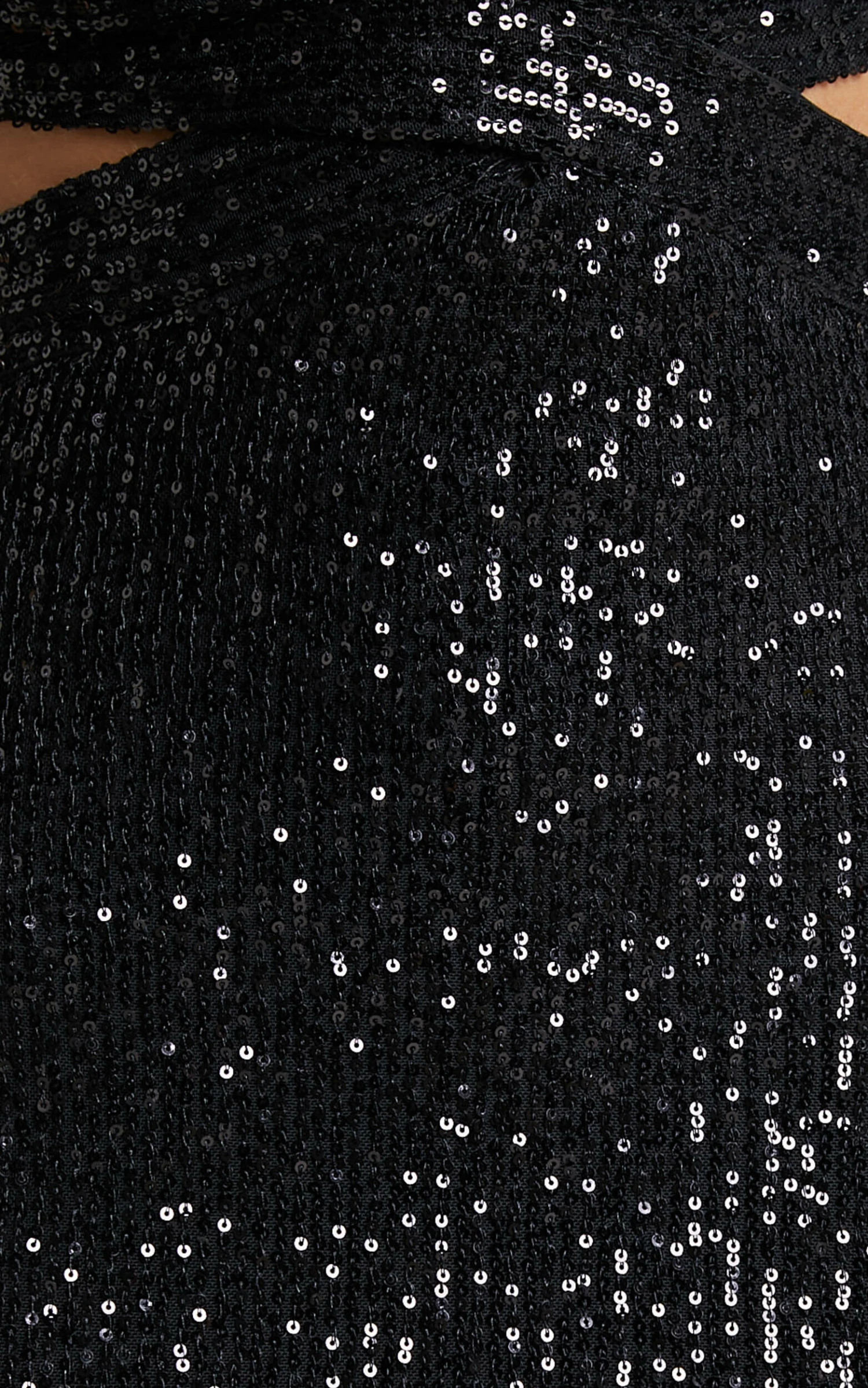 Showpo Rosmiah Maxi Dress - Sequin Plunge Cut Out Dress In Black 7 Showpo Rosmiah Maxi Dress - Sequin Plunge Cut Out Dress In Black - Image 7