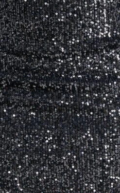 Showpo Roxanne Flared Sleeve Crop Top In Gunmetal -Showpo Women's Clothing Store Roxanne Flared Sleeve Crop Top in Gunmetal 2528ST21070047022529 5