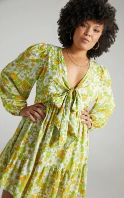 Showpo Sabella Rayon Balloon Sleeve Mini Dress In Harmony Floral 11 Showpo Sabella Rayon Balloon Sleeve Mini Dress In Harmony Floral -Showpo Women's Clothing Store Sabella Rayon Dress in Harmony FloralSD21030059 HarmonyFloral 7