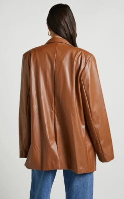 Showpo Samanfa Jacket In Tan -Showpo Women's Clothing Store Samanfa Jacket in Tan 6