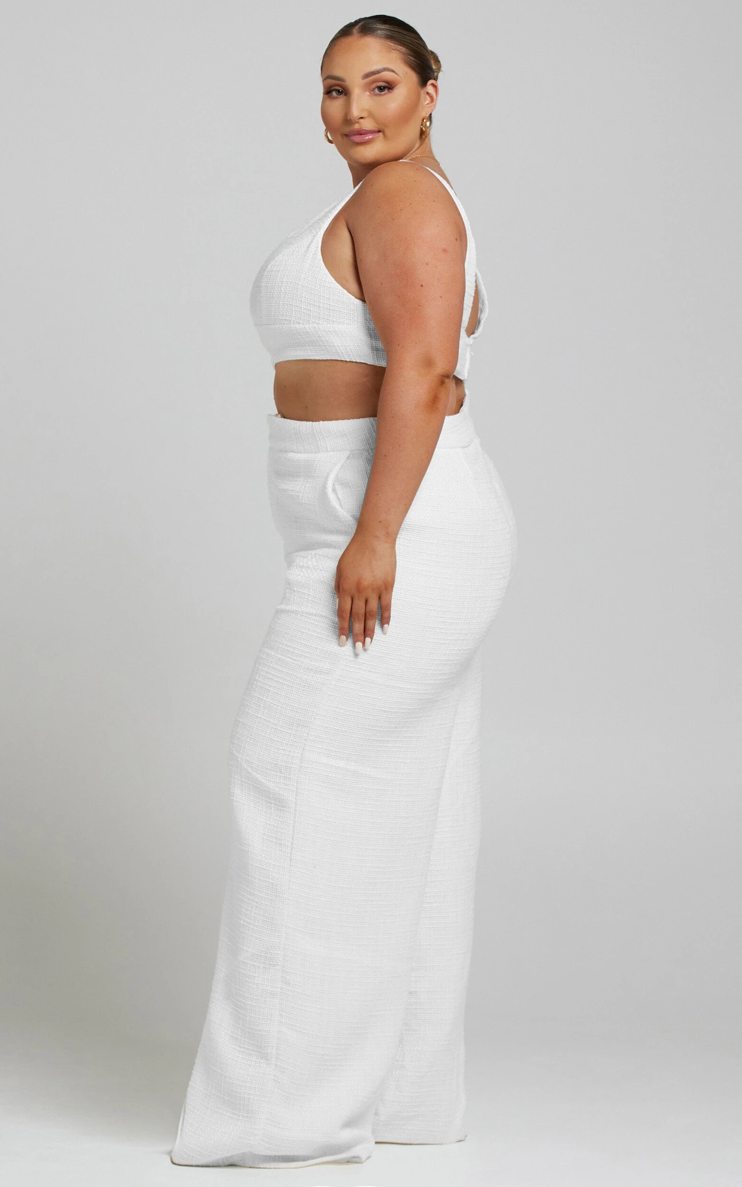 Showpo Adelaide Two Piece Wide Leg Set In White 5 Showpo Adelaide Two Piece Wide Leg Set In White - Image 5