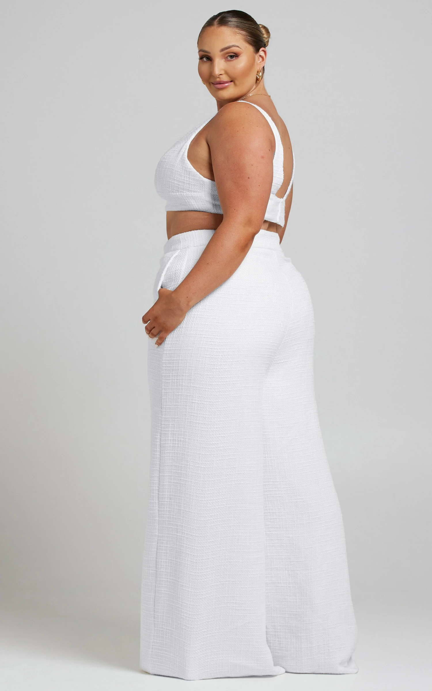 Showpo Adelaide Two Piece Wide Leg Set In White 7 Showpo Adelaide Two Piece Wide Leg Set In White - Image 7