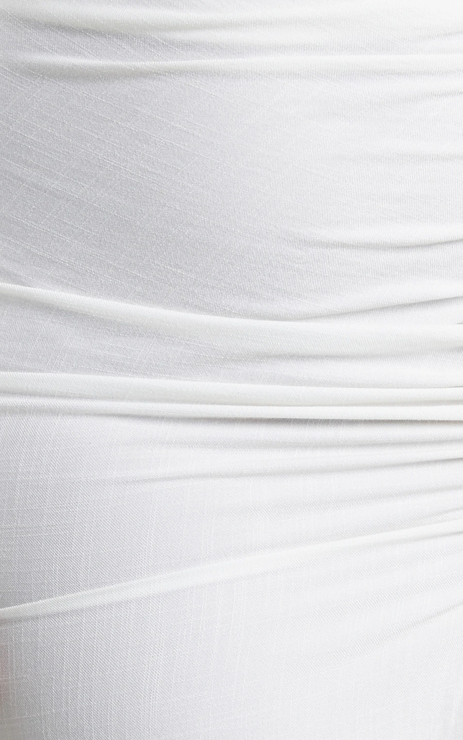 Showpo Shamir Balloon Sleeve Crop Top And Ruched Split Midi Skirt In White 9 Showpo Shamir Balloon Sleeve Crop Top And Ruched Split Midi Skirt In White - Image 9