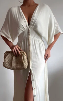 Showpo Sitting Pretty Dress In Natural 17 Showpo Sitting Pretty Dress In Natural -Showpo Women's Clothing Store Sitting Pretty in Natural