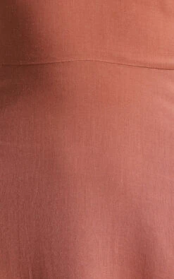 Showpo Sondra Midi Dress - Thigh Split Halter Dress In Terracotta 13 Showpo Sondra Midi Dress - Thigh Split Halter Dress In Terracotta -Showpo Women's Clothing Store Sondra Halter Midi Dress in Tan 2528SD22050039012529 10