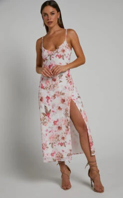 Showpo Suanie Slip Midi Dress In Bouquet Floral 11 Showpo Suanie Slip Midi Dress In Bouquet Floral -Showpo Women's Clothing Store Suanie Slip Midi Dress in Bouquet Floral 7