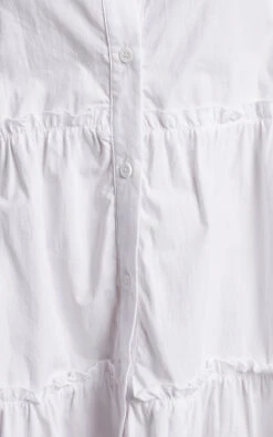 Showpo Sula Mini Dress - Tiered Voluminous Puff Sleeve Dress In White 15 Showpo Sula Mini Dress - Tiered Voluminous Puff Sleeve Dress In White -Showpo Women's Clothing Store Sula Voluminous Puff Sleeve Mini Dress in White 2528SD22090033022529 8