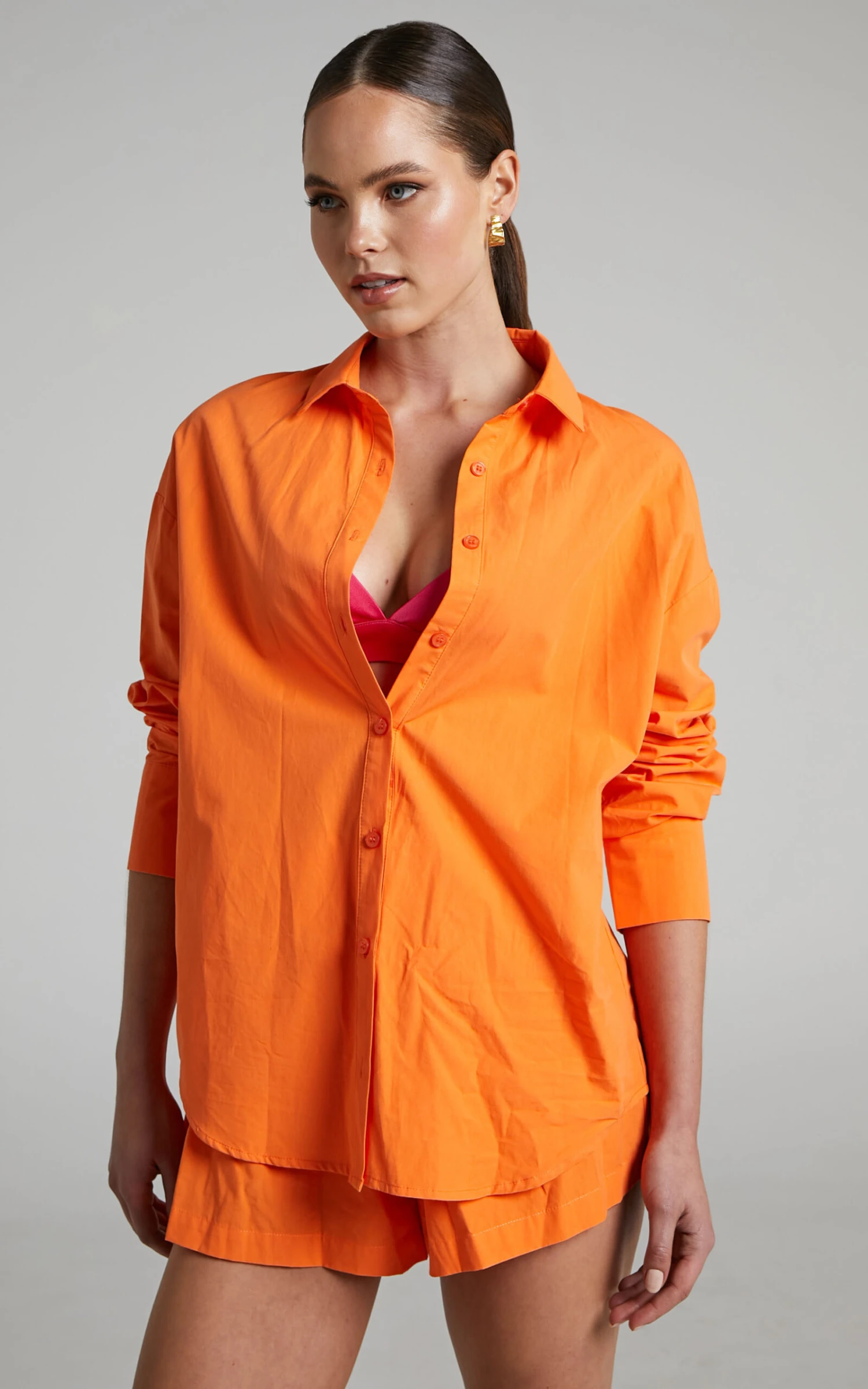 Showpo Terah Shirt In Orange 5 Showpo Terah Shirt In Orange - Image 5