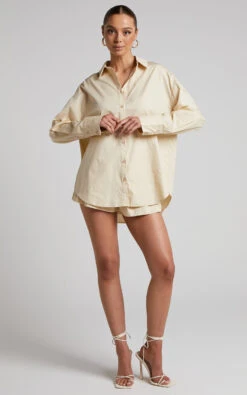 Showpo Terah Shirt In Sand 12 Showpo Terah Shirt In Sand -Showpo Women's Clothing Store Terah Shirt in Sand 2528ST21040010102529 1