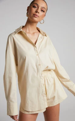 Showpo Women's Clothing Store -Showpo Women's Clothing Store Terah Shirt in Sand 2528ST21040010102529 9 1