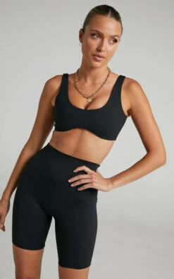 Showpo Thisbe High Waist Bike Short In Black