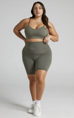 Showpo Thisbe High Waist Bike Short In Khaki 13 Showpo Thisbe High Waist Bike Short In Khaki -Showpo Women's Clothing Store Thisbe bike short in Khaki 2528SB22010016082529