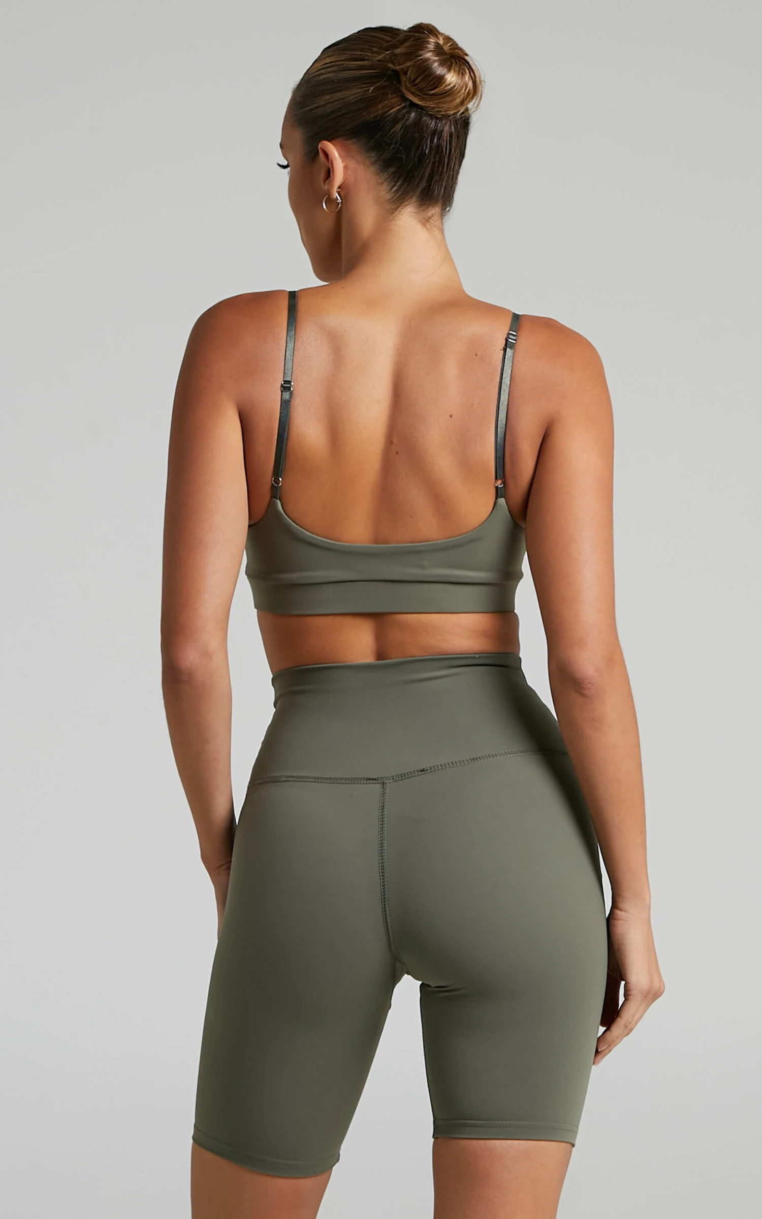 Showpo Thisbe High Waist Bike Short In Khaki 8 Showpo Thisbe High Waist Bike Short In Khaki - Image 8