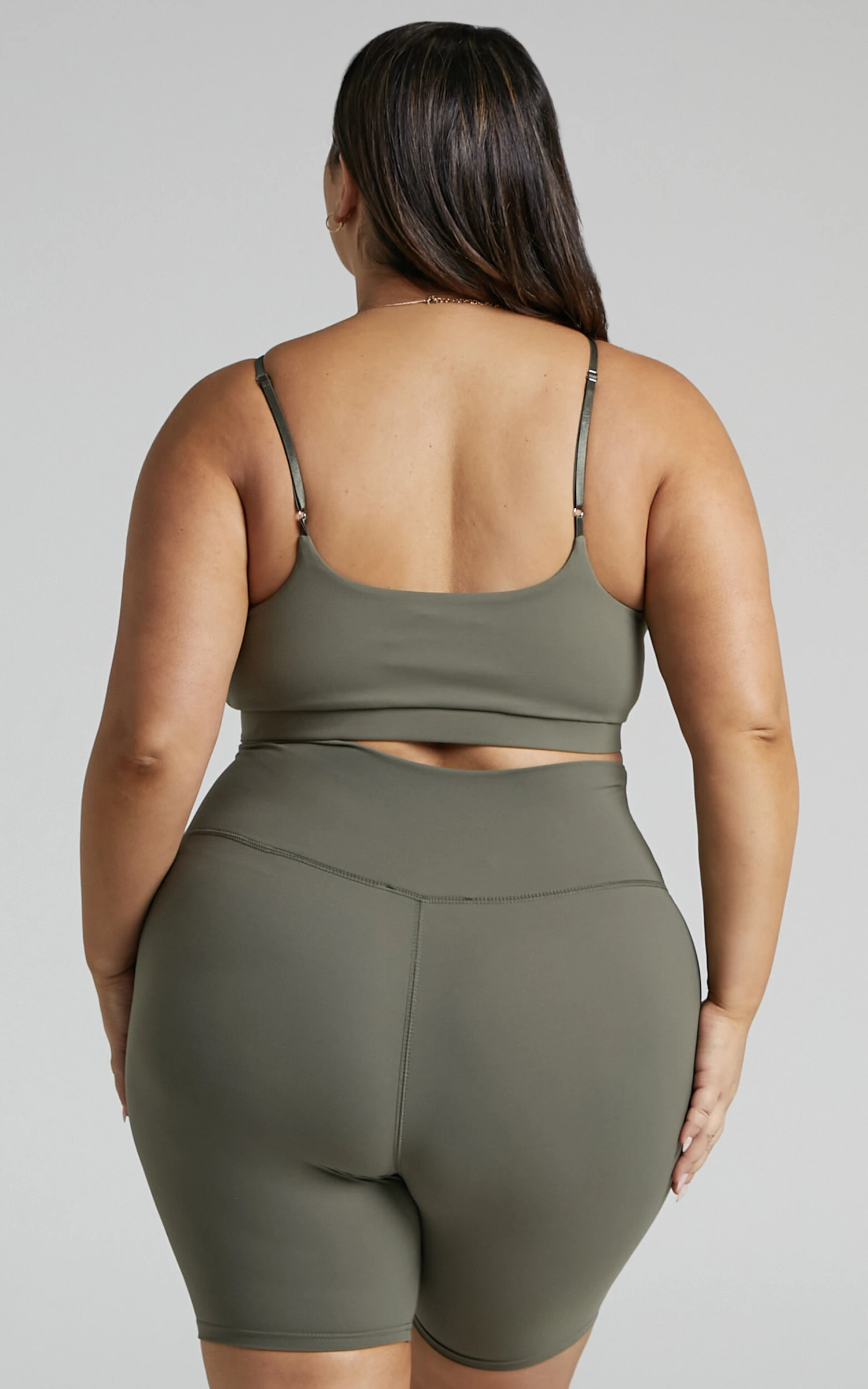 Showpo Thisbe High Waist Bike Short In Khaki 7 Showpo Thisbe High Waist Bike Short In Khaki - Image 7