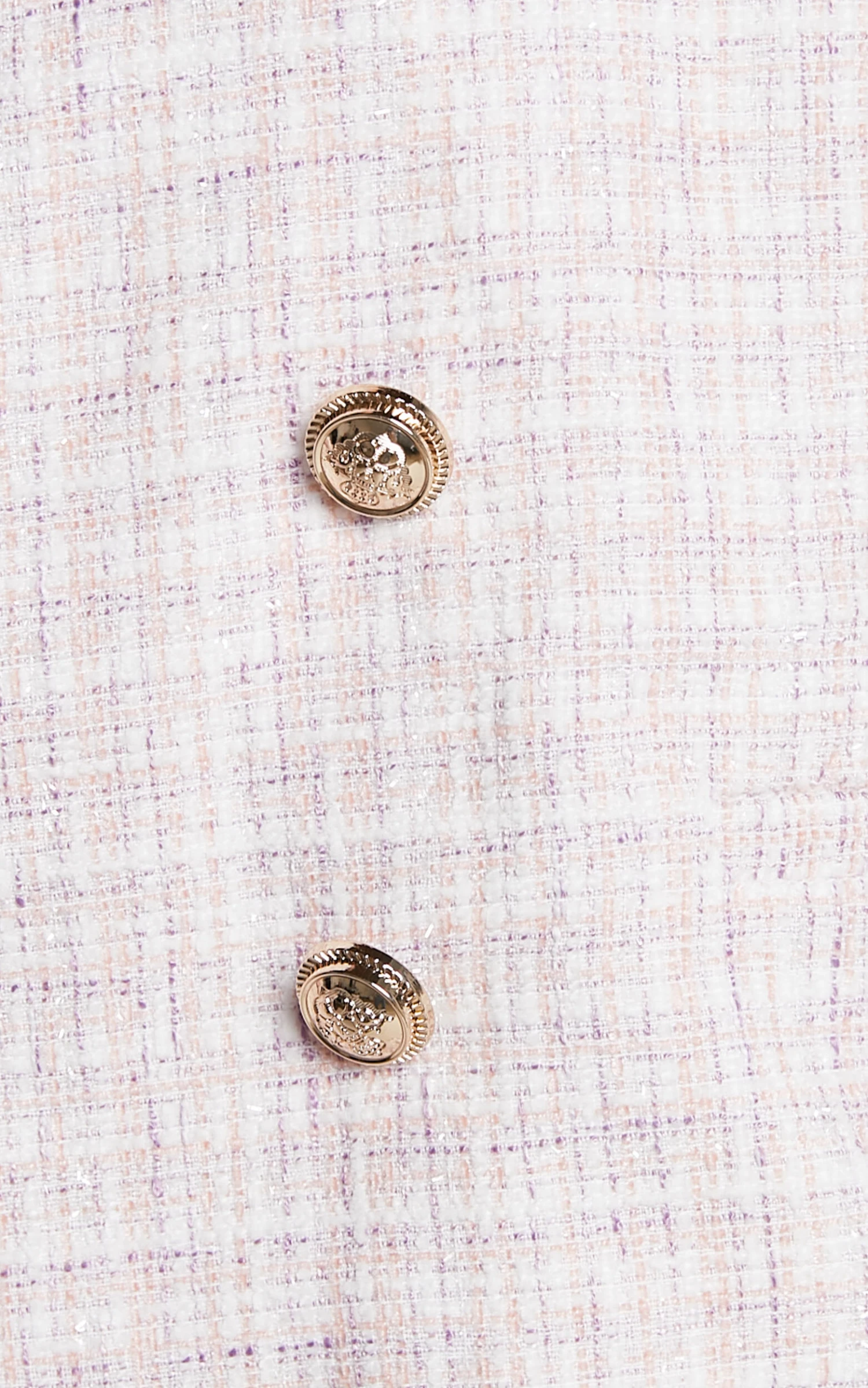 Showpo Tomiko Blazer - Cropped Boucle Tweed Blazer In Light Pink 7 Showpo Tomiko Blazer - Cropped Boucle Tweed Blazer In Light Pink - Image 7