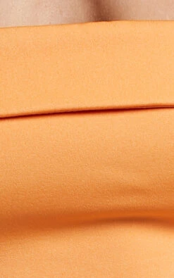 Showpo Tricia Mini Dress - Strapless Foldover Neckline Dress In Mango 13 Showpo Tricia Mini Dress - Strapless Foldover Neckline Dress In Mango -Showpo Women's Clothing Store Tricia Strapless Mini Dress in Mango 6