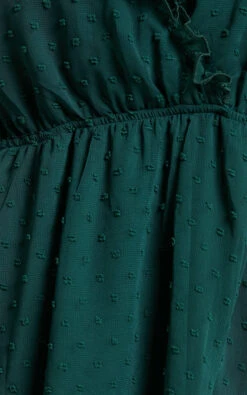 Showpo Sancha Long Sleeve Frill Mini Dress In Emerald -Showpo Women's Clothing Store Vickie One Shoulder Tie Front Top in Emerald 2528ST21060043012529 11