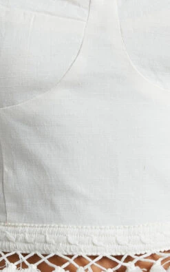 Showpo Zehanie Bustier Tassel Trim Top In White -Showpo Women's Clothing Store Zehanie Bustier Tassel Trim Top in White 10