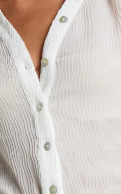 Showpo Zilvia Top - Button Through Textured Long Sleeve Top In White 17 Showpo Zilvia Top - Button Through Textured Long Sleeve Top In White -Showpo Women's Clothing Store Zilvia Top Button Through Textured Long Sleeve Top in White 8