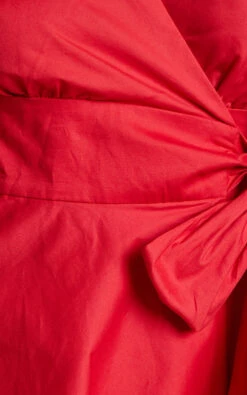 Showpo Zyla Puff Sleeve Wrap Mini Dress In Red 13 Showpo Zyla Puff Sleeve Wrap Mini Dress In Red -Showpo Women's Clothing Store Zyla Puff Sleeve Wrap Mini Dress in Red 2528SD21050032082529 10