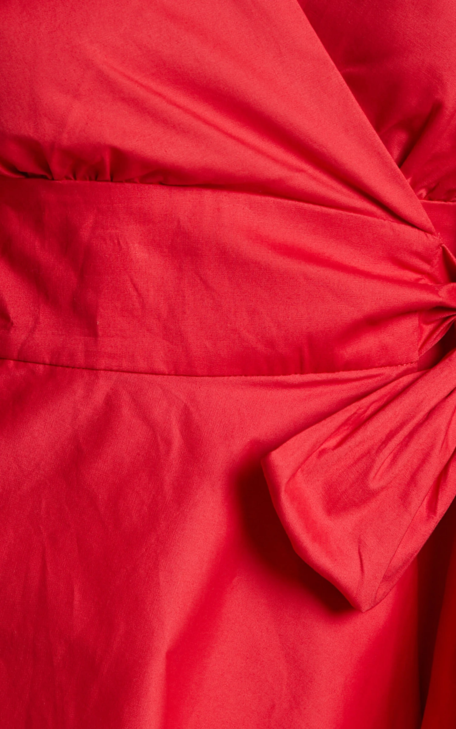 Showpo Zyla Puff Sleeve Wrap Mini Dress In Red 7 Showpo Zyla Puff Sleeve Wrap Mini Dress In Red - Image 7