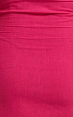 Showpo Velatus Asymmetrical One Shoulder Bodycon Mini Dress In Hot Pink -Showpo Women's Clothing Store fabric 2