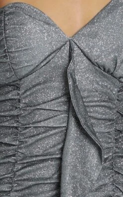 Showpo Saskia Dress In Black Glitter -Showpo Women's Clothing Store fabric saskiadressinblackglitter