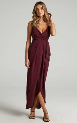 Showpo Gave Me You Dress In Wine 14 Showpo Gave Me You Dress In Wine -Showpo Women's Clothing Store gae 5