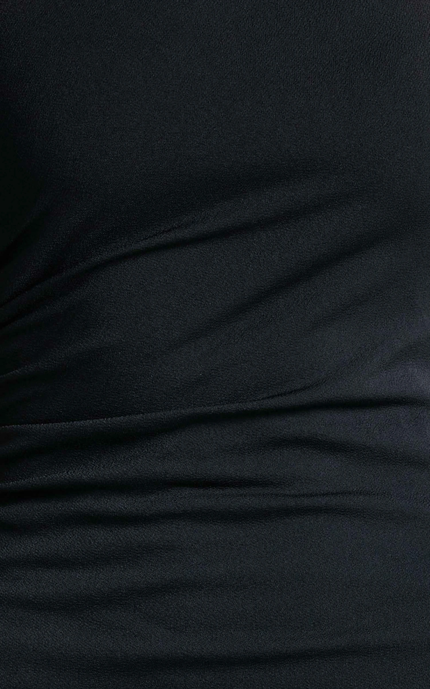 Showpo Got Me Looking One Shoulder Bodycon Midi Dress In Black 6 Showpo Got Me Looking One Shoulder Bodycon Midi Dress In Black - Image 6