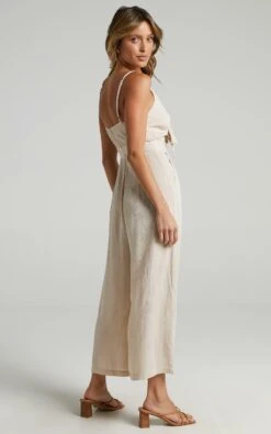 Showpo Renewed Jumpsuit In Natural 15 Showpo Renewed Jumpsuit In Natural -Showpo Women's Clothing Store natural s003461 6