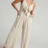 Showpo Renewed Jumpsuit In Natural
