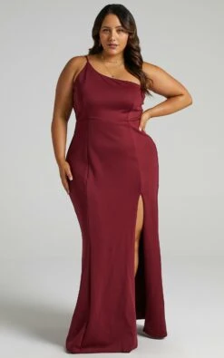 Showpo No Ones Fault One Shoulder Maxi Dress In Wine 11 Showpo No Ones Fault One Shoulder Maxi Dress In Wine -Showpo Women's Clothing Store noonesfaultdressinwine s009746 wine 2