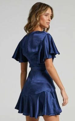 Showpo All I Want To Be Ruffle Mini Dress In Navy Satin 15 Showpo All I Want To Be Ruffle Mini Dress In Navy Satin -Showpo Women's Clothing Store reshootalliwanttobedressinnavysatin 10