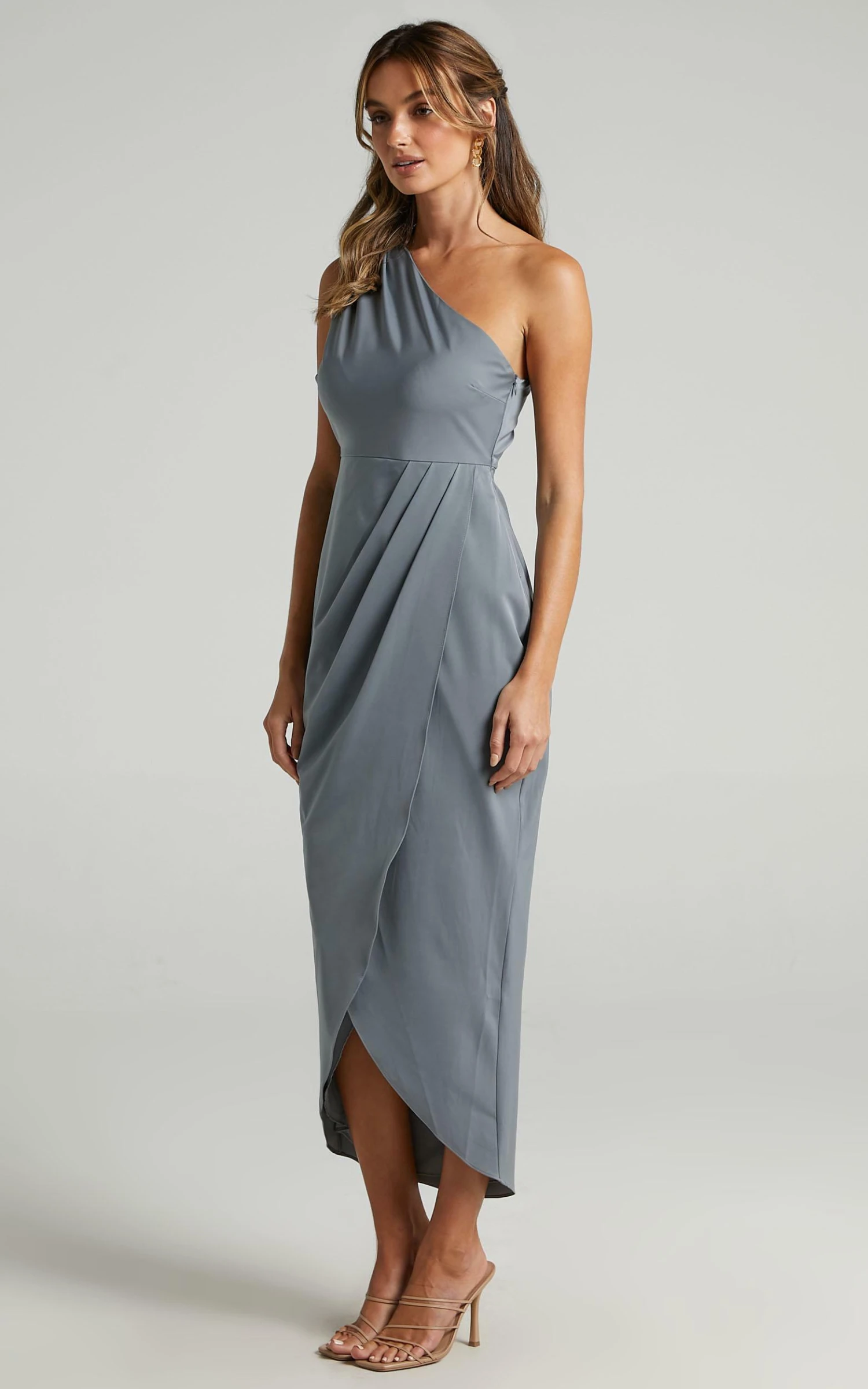 Showpo Felt So Happy Dress In Grey 8 Showpo Felt So Happy Dress In Grey - Image 8