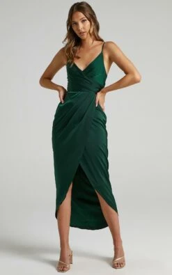 Showpo How Will I Know Dress In Emerald 12 Showpo How Will I Know Dress In Emerald -Showpo Women's Clothing Store roemerald s007163