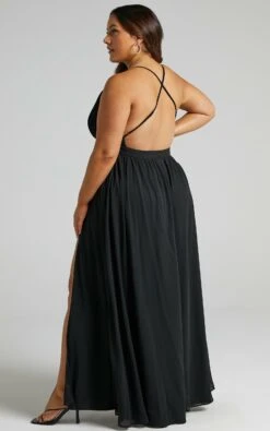 Showpo Shes A Delight Maxi Dress In Black -Showpo Women's Clothing Store shesadelightmaxidressinblack s004856 black 7 1