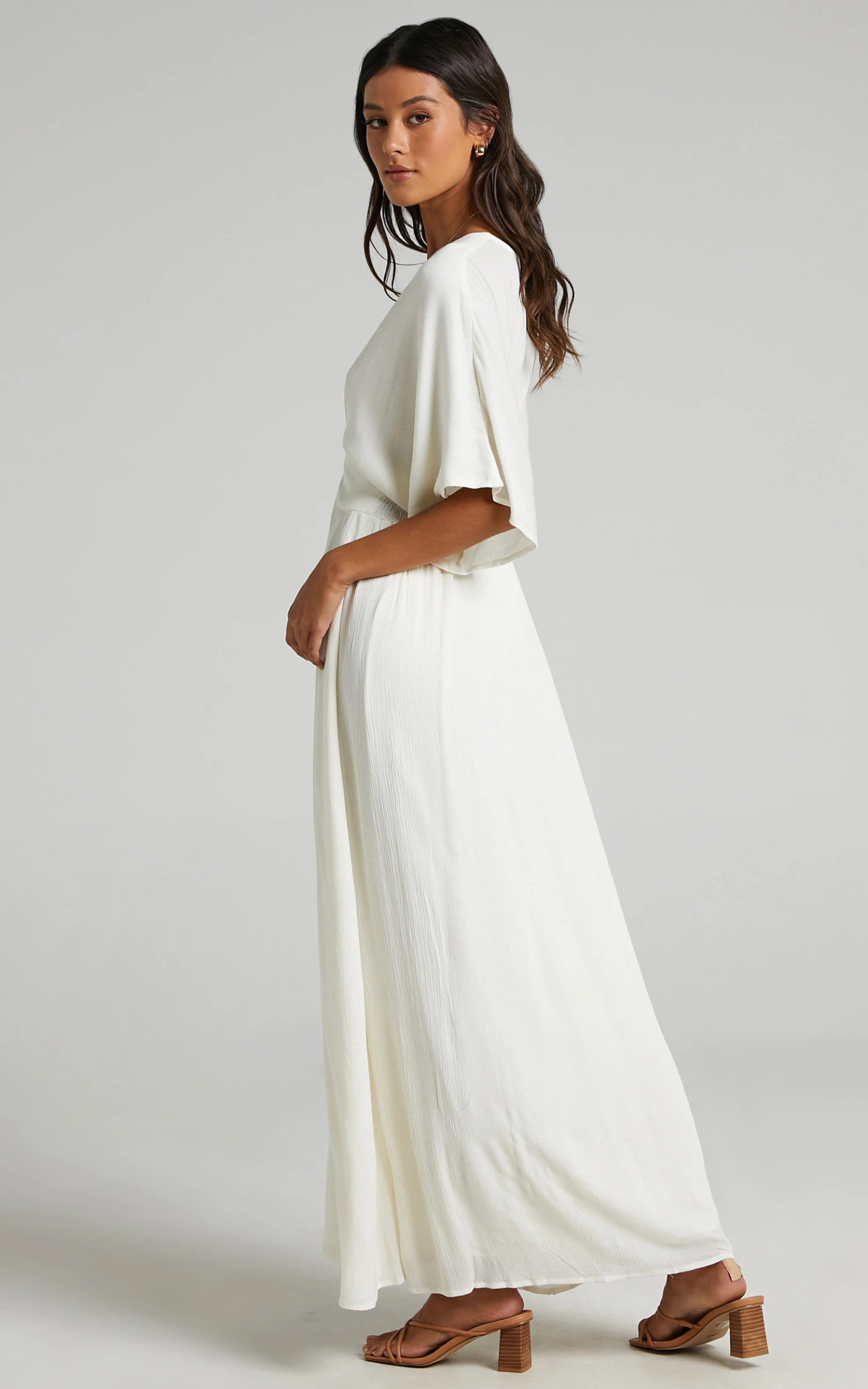 Showpo Sitting Pretty Dress In Natural 7 Showpo Sitting Pretty Dress In Natural - Image 7