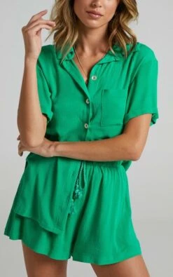 Showpo Jubilee Two Piece Set In Jade