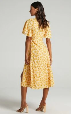 Showpo Wild And Free Mind Midi Dress In Sunflower Print -Showpo Women's Clothing Store wildandfreeminddressinsunflowerprint s010055 7