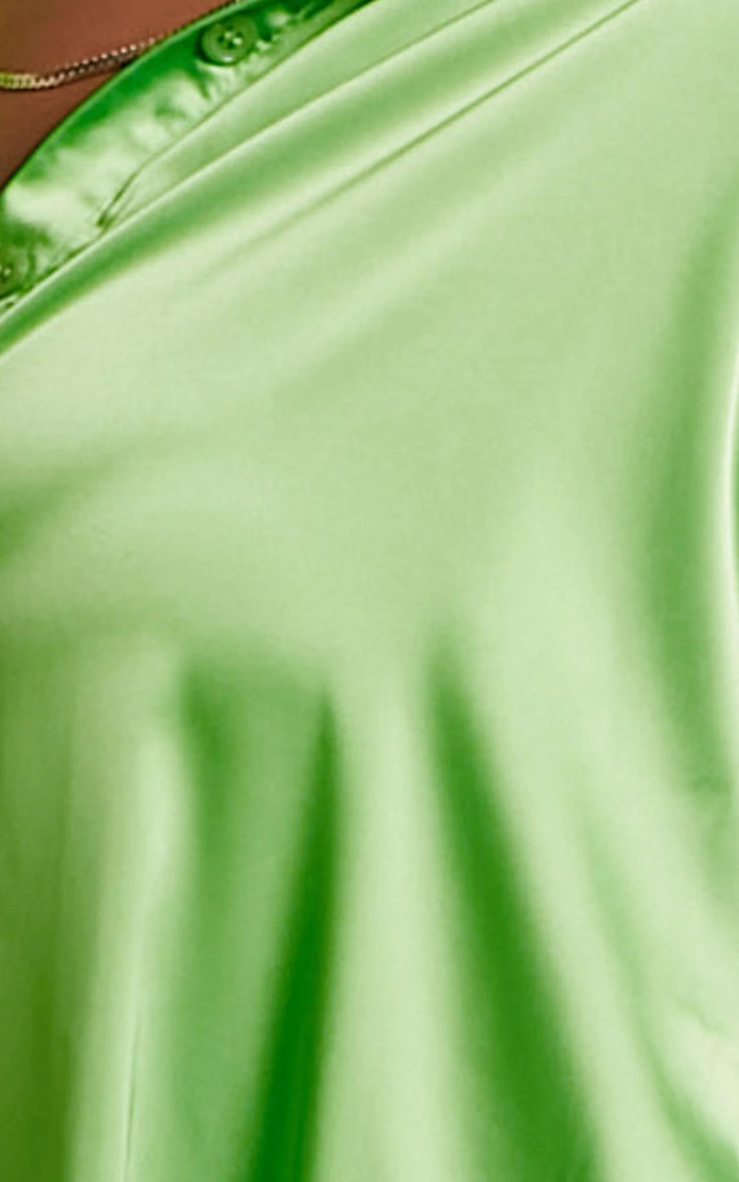 Showpo Matheresa Oversized Button Up Satin Shirt In Lime 9 Showpo Matheresa Oversized Button Up Satin Shirt In Lime - Image 9